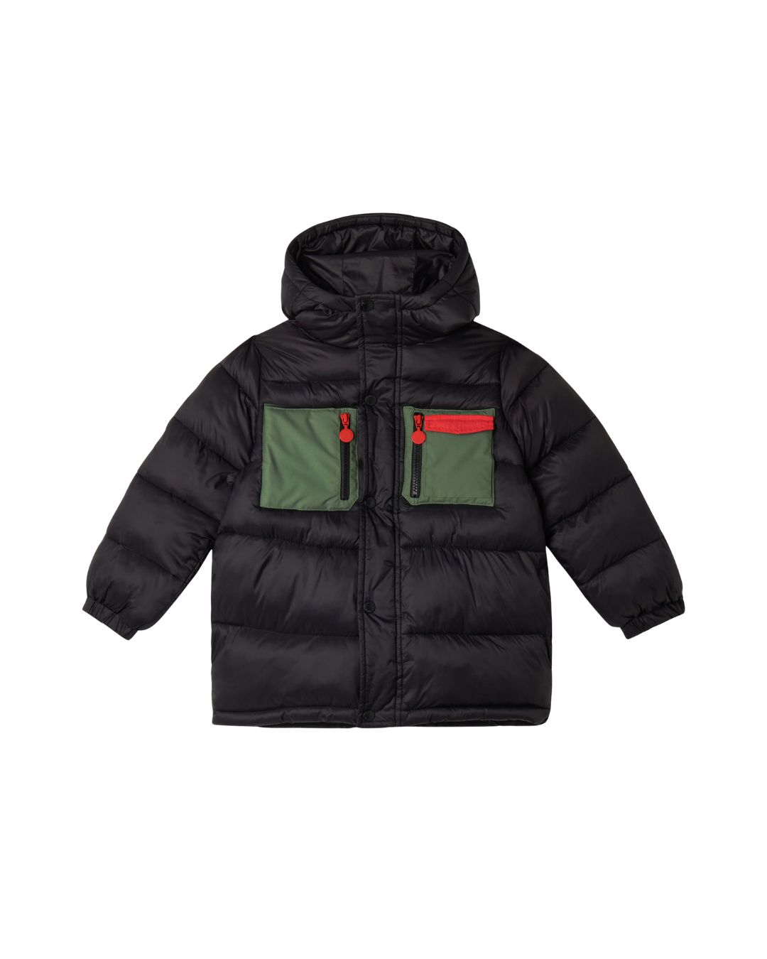 Pikowana kurtka zimowa Stella McCartney czarna