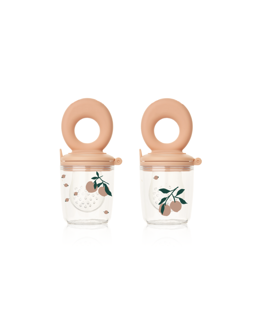 Liewood - smoczek do podawania owoców Miranda Printed Food Feeder 2-Pack Peach