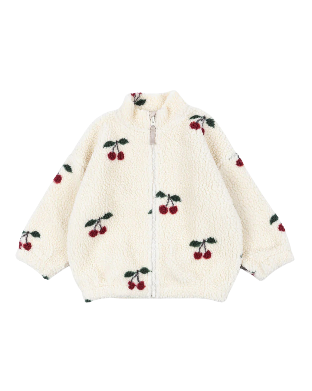 Konges Sløjd - kurtka dziecięca Teddy Jacket GRS Cherry