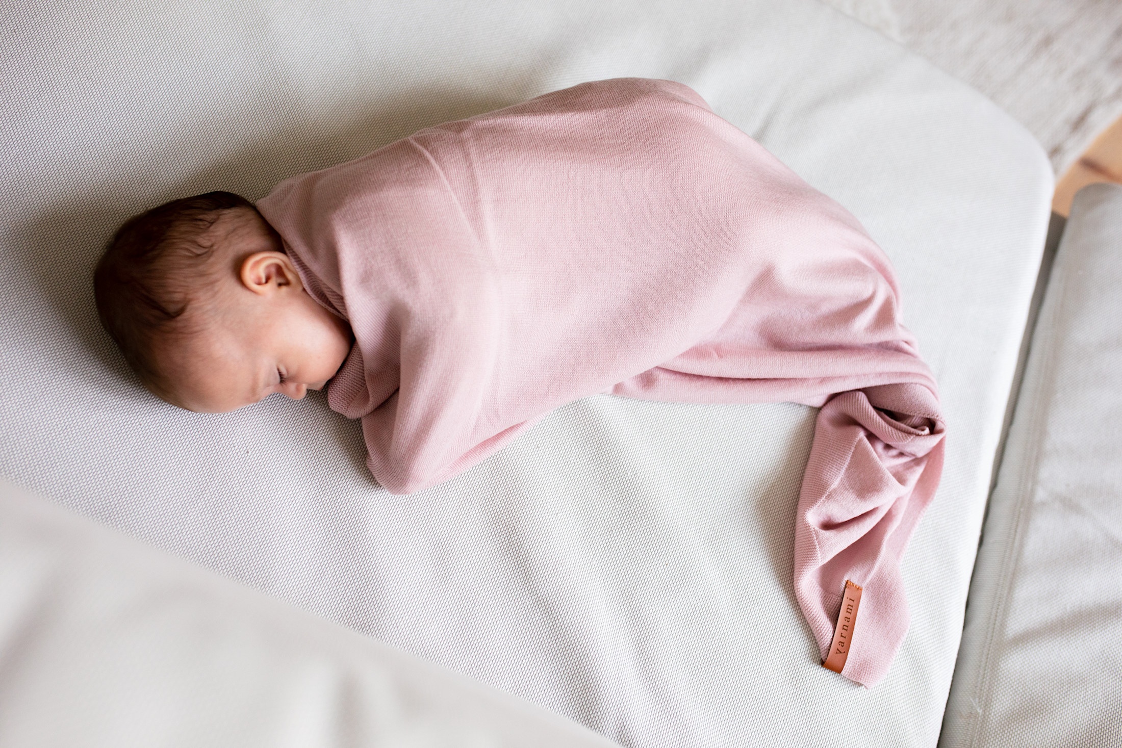 Yarnami - kocyk merino Cozy różowy