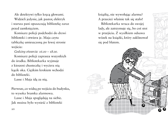 Wydawnictwo Zakamarki - Tajemnica biblioteki, Biuro Detektywistyczne Lassego i Mai