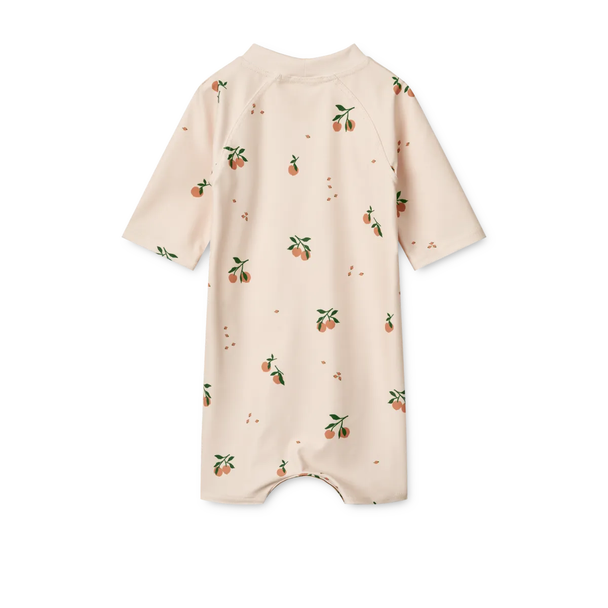 Liewood - kombinezon kąpielowy na krótki rękaw UV Thor Baby peach sea shell