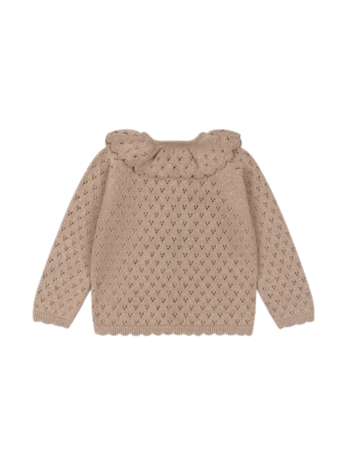 Konges Sløjd - kardigan dla dziecka Holiday Knit Creme