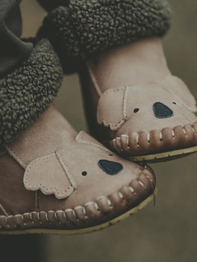 Donsje - buciki dziecięce Kapi Classic Booties Koala Truffle Nubuck
