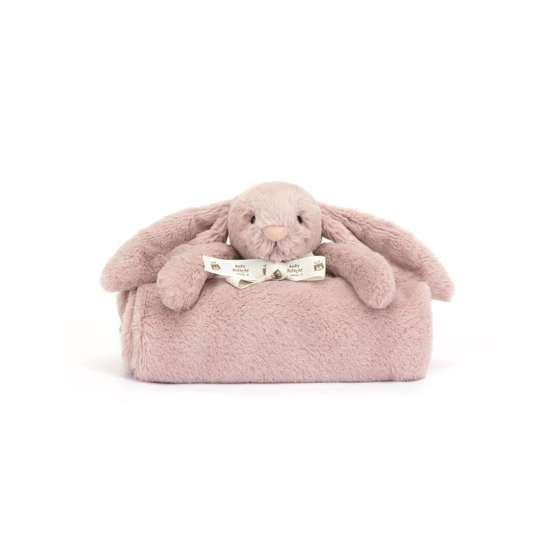Jellycat - Króliczek LUX Kocyk 70 cm Pudrowy róż