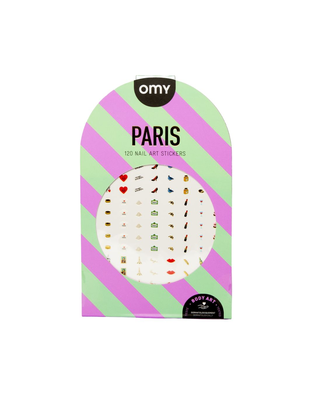 OMY - Naklejki na paznokcie 120 sztuk Paris
