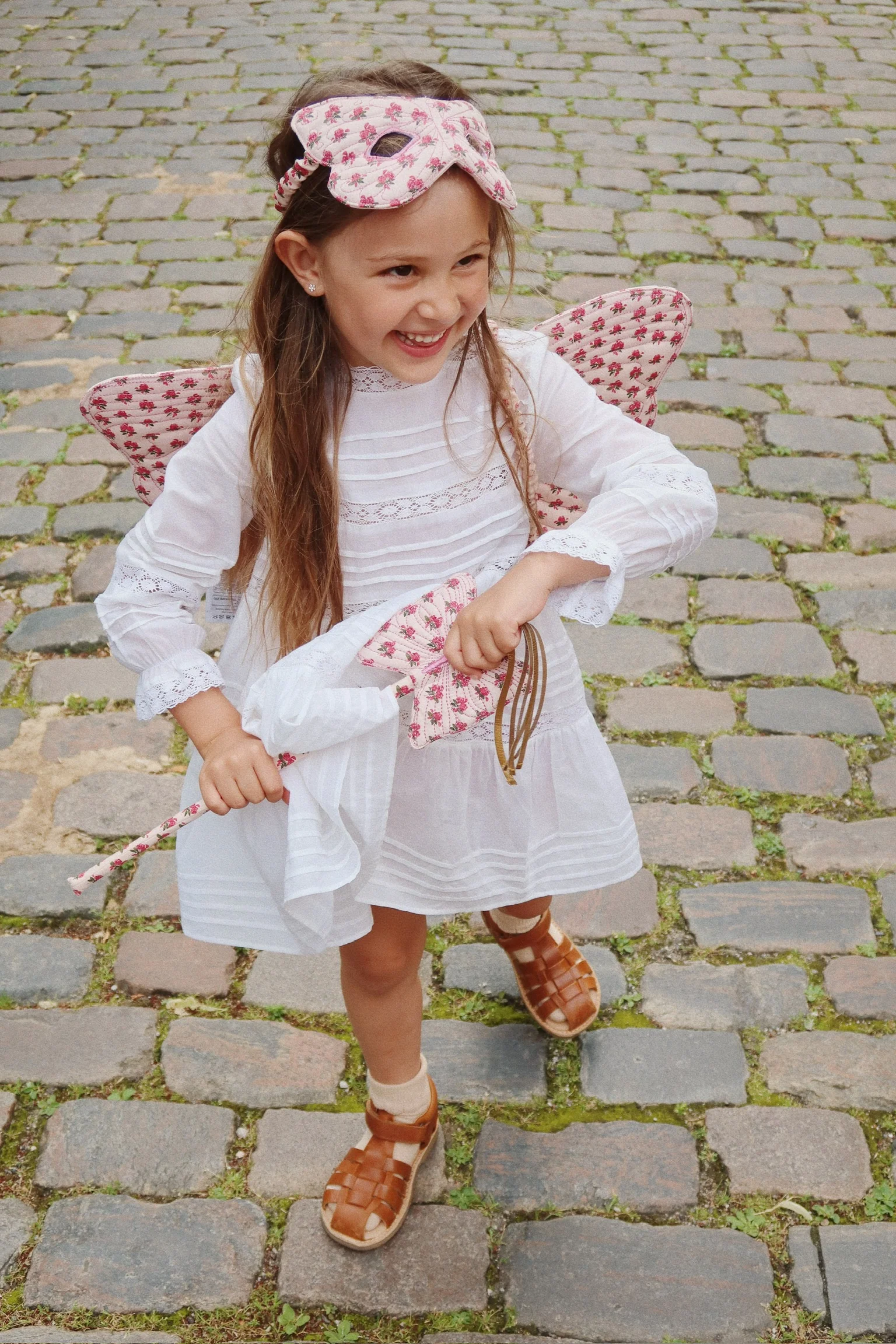 Konges Sløjd - strój motyla Butterfly Costume Rosie Blush