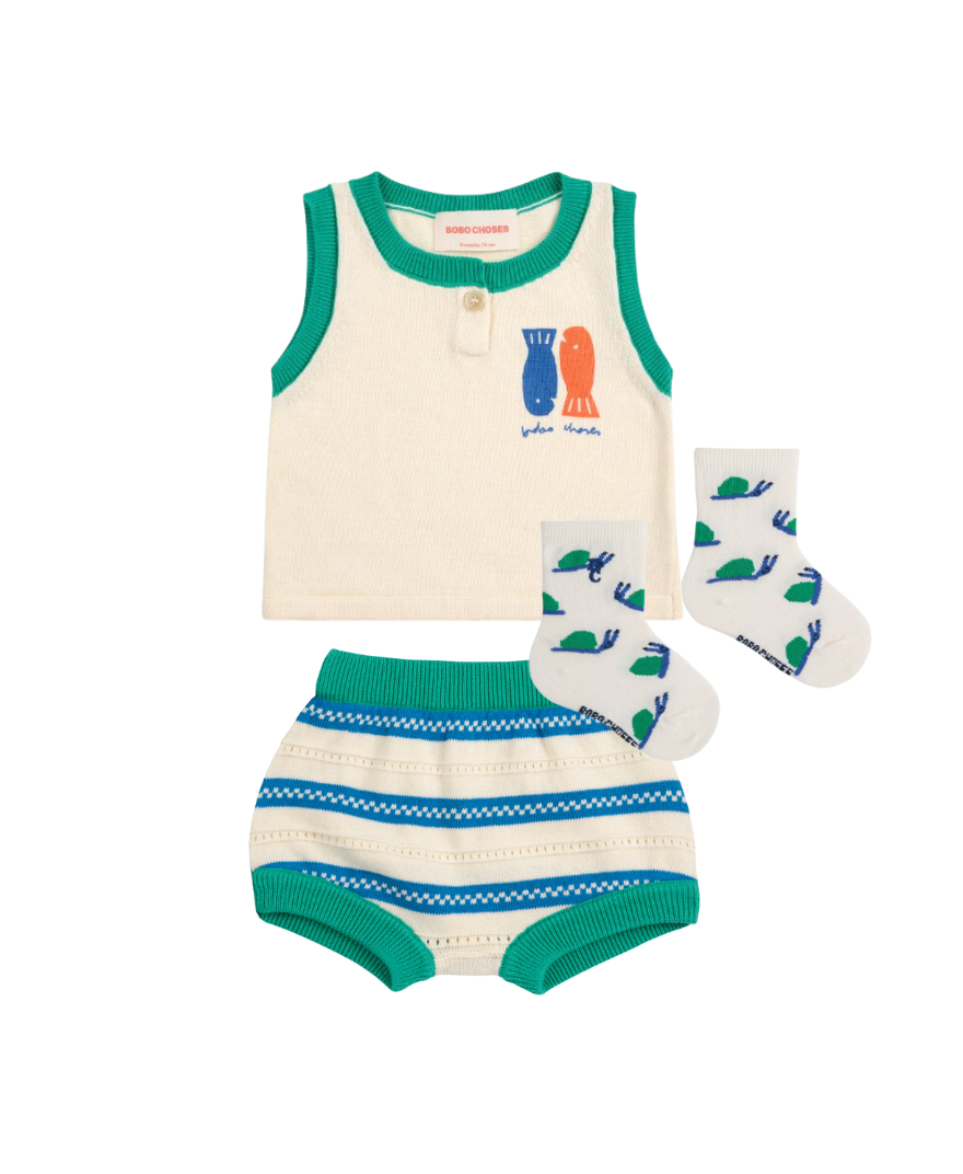 BOBO CHOSES - stylizacja dzianinowa Lucky Fish