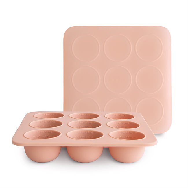 Mushie - silikonowa foremka do mrożenia przekąsek Blush