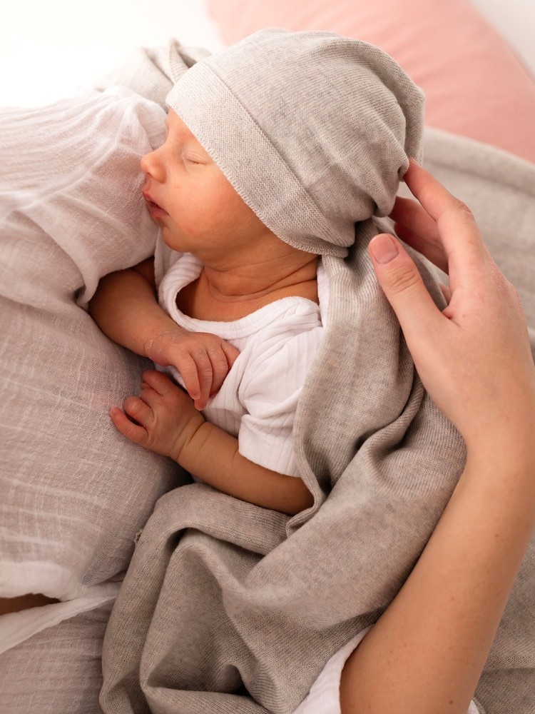 Yarnami - kocyk merino Cozy melanż Yarnami - kocyk merino Cozy melanż