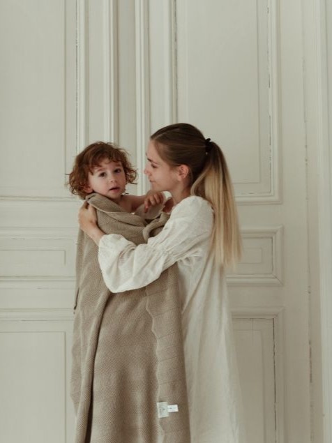 My Memi - bambusowy kocyk 80x100 fir Beige