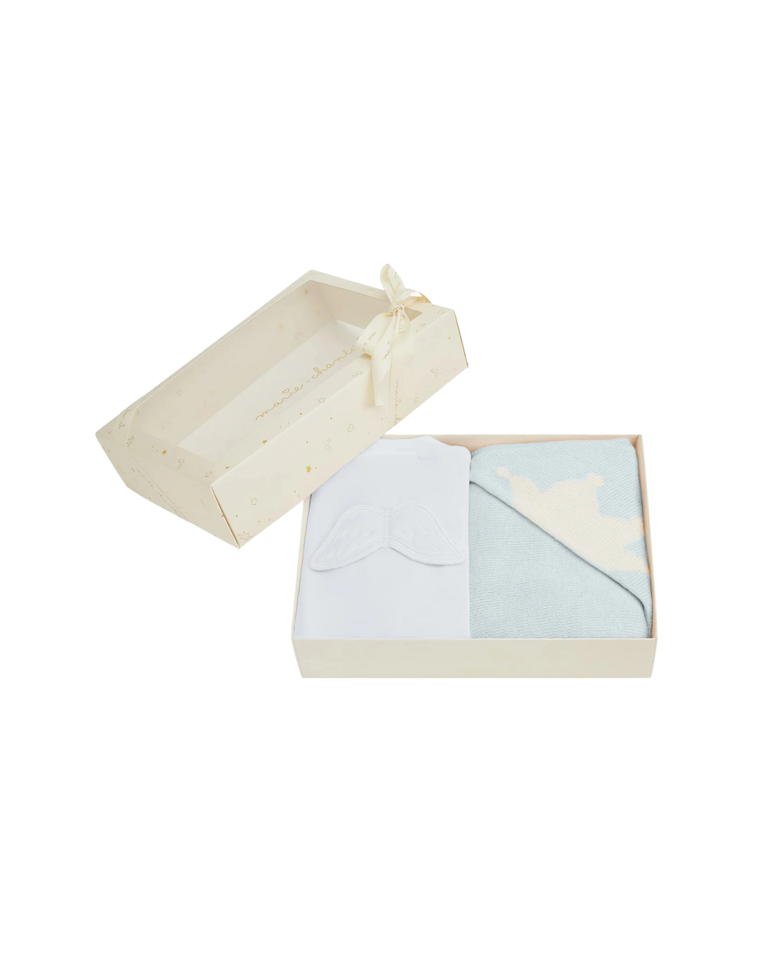 Zestaw prezentowy Marie-Chantal Wing & Crown Gift Set Niebieski