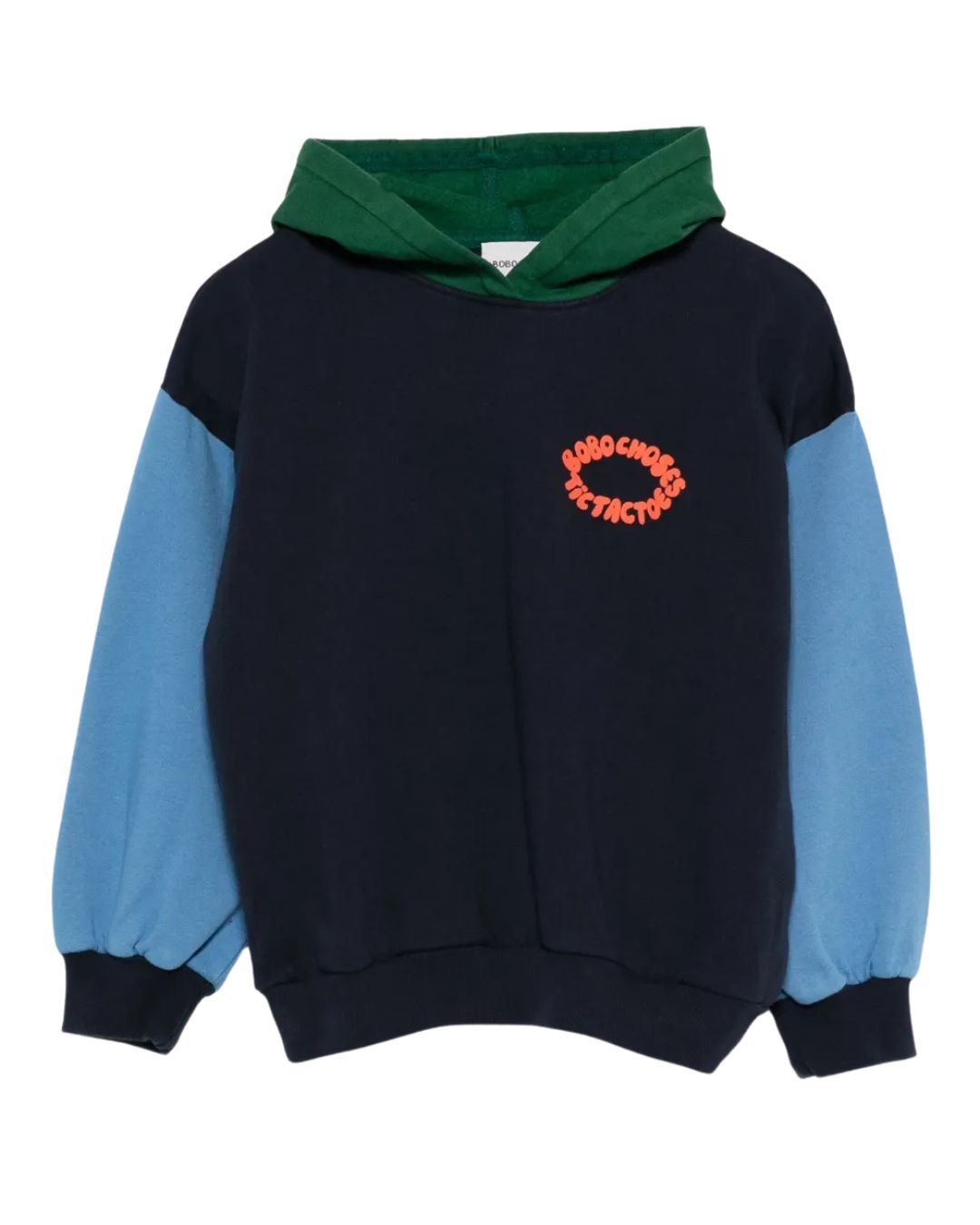 BOBO CHOSES - bluza z kapturem Tic Tac Toe Color Block