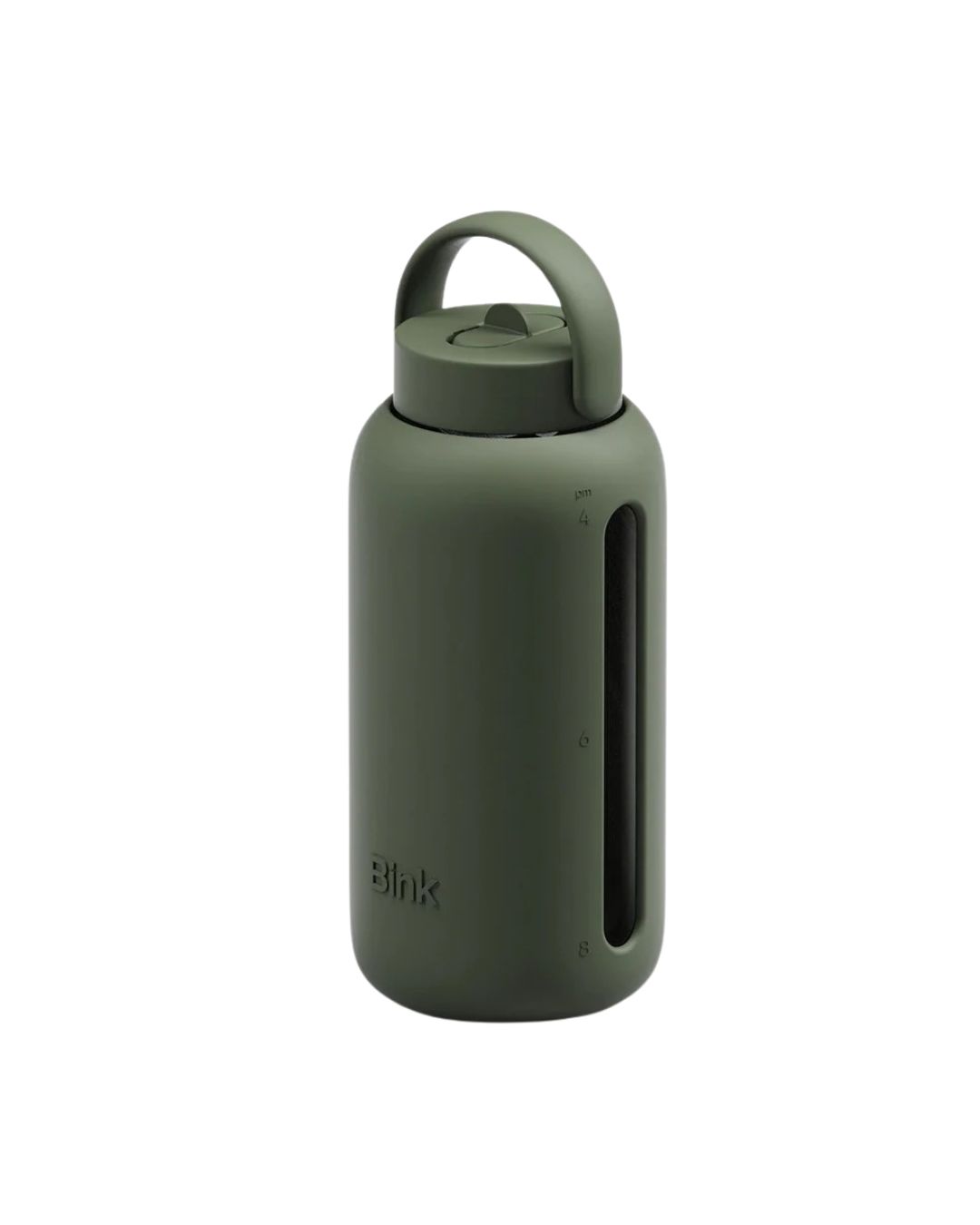 Bink - szczelna szklana butelka Bink Day 800 ml + Flip Cap Moss