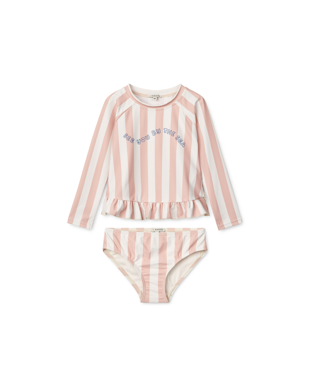 Liewood - zestaw do pływania UV Dagny stripe sorbet rose creme de la creme