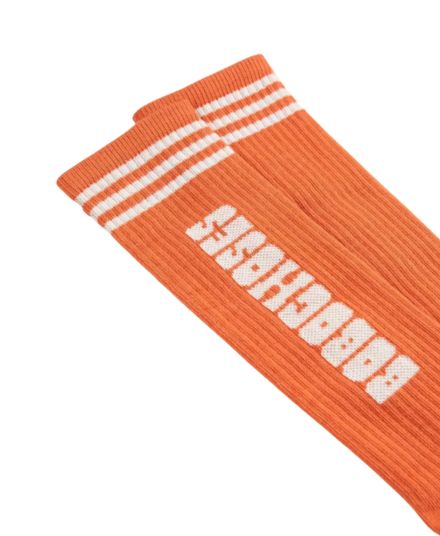 BOBO CHOSES - długie skarpetki dziecięce Color Bloc orange