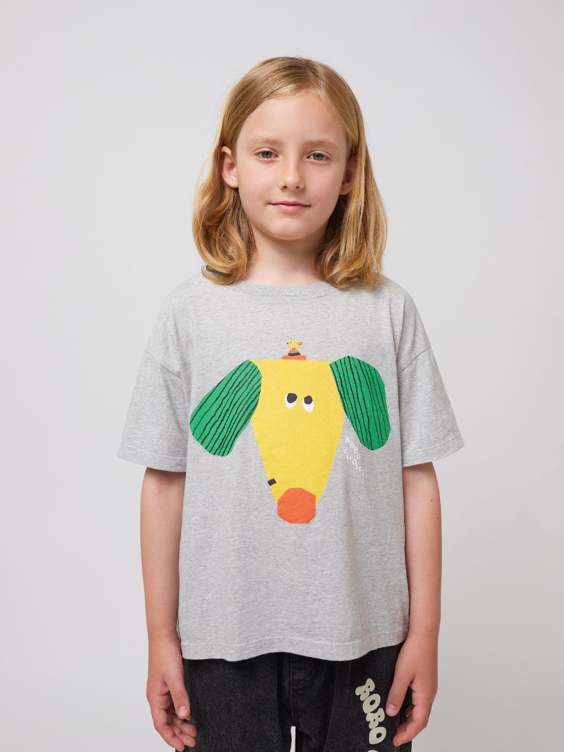 BOBO CHOSES - T-shirt dziecięcy Morning Egg light blue jasnoniebieski 