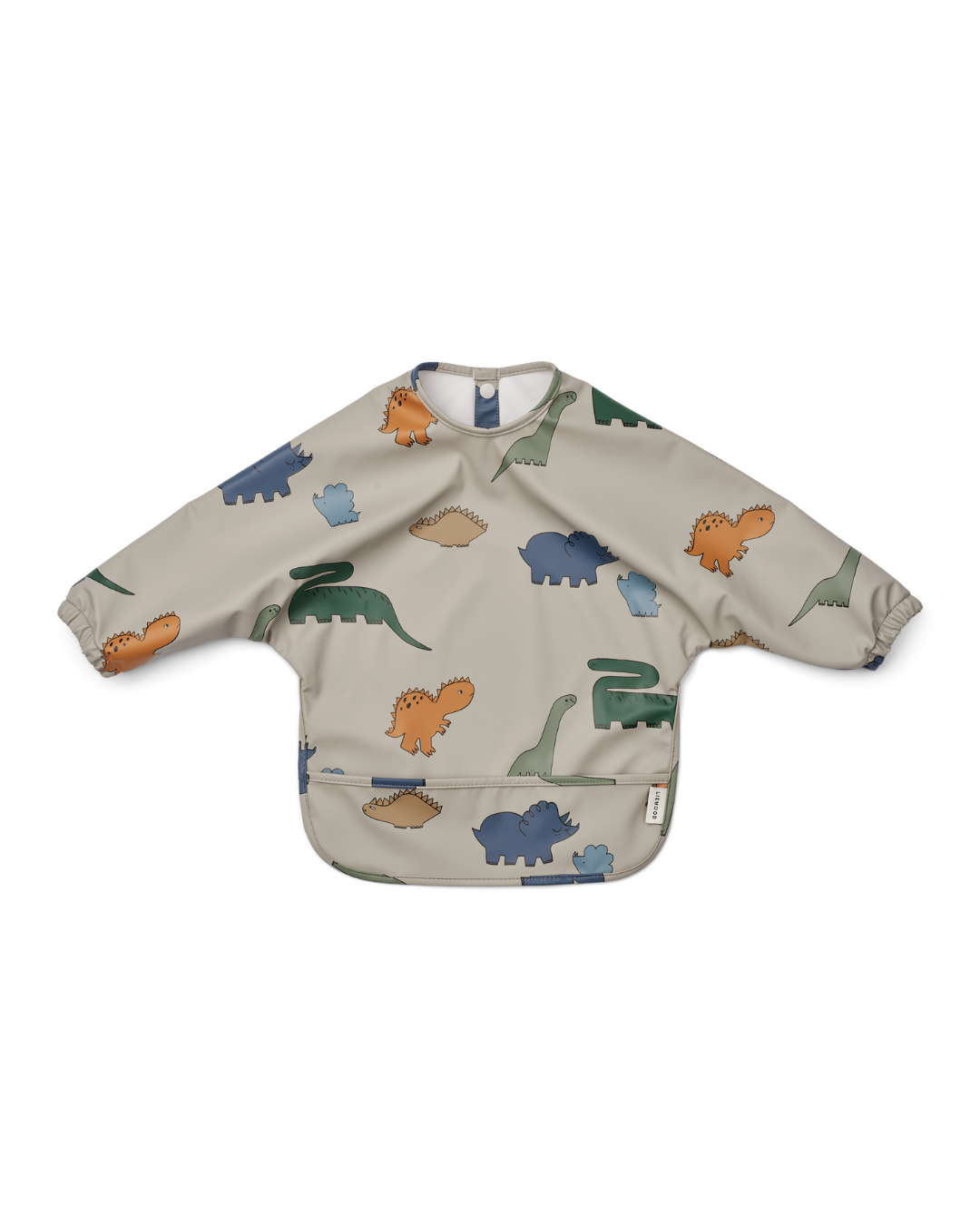 Liewood – śliniak niemowlęcy z rękawami Merle Printed Cape Bib