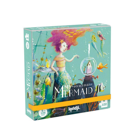 Londji - kieszonkowe puzzle dla dzieci Moja Syrena