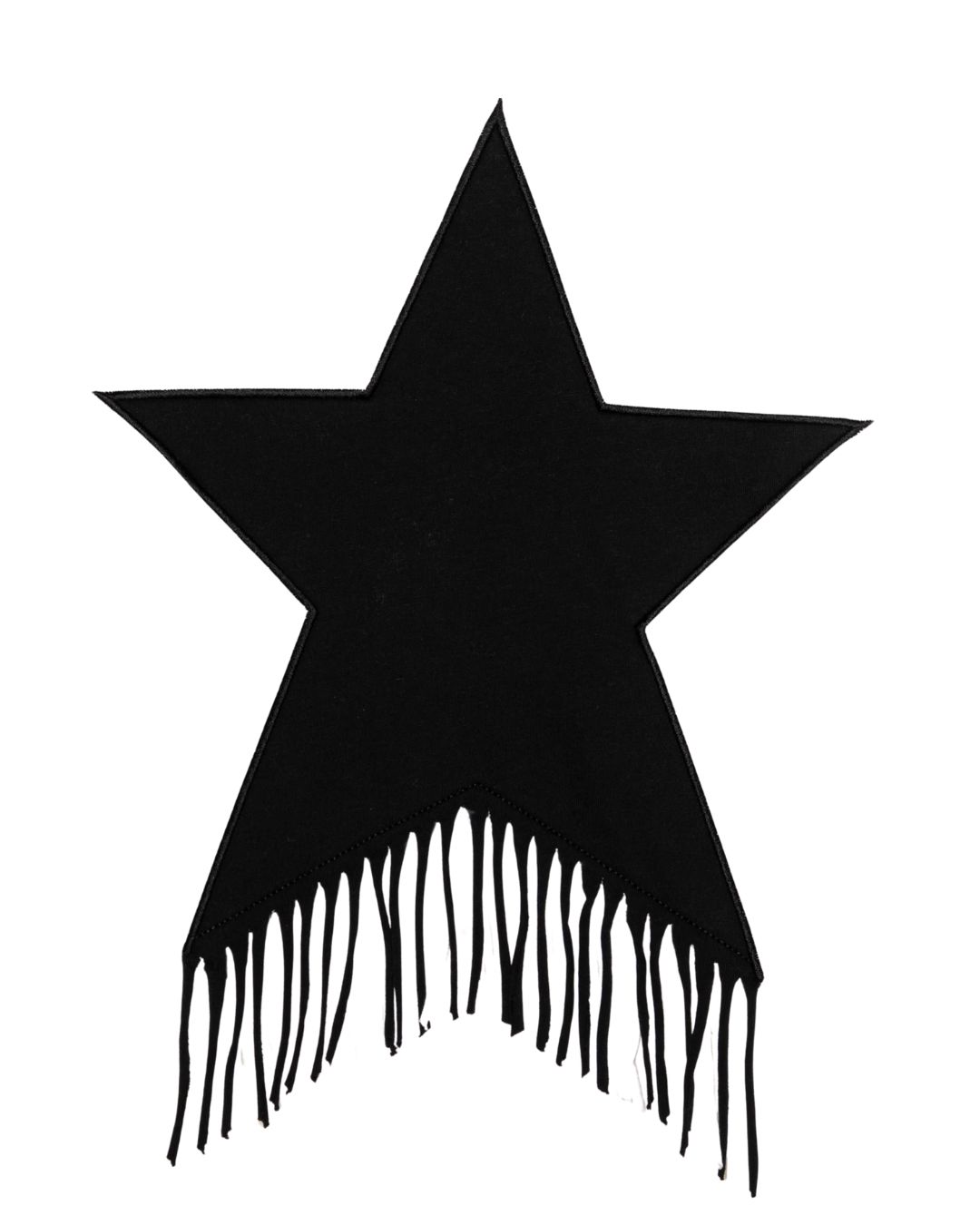 Stella McCartney - sweter z frędzlami Star Graphic Fringed