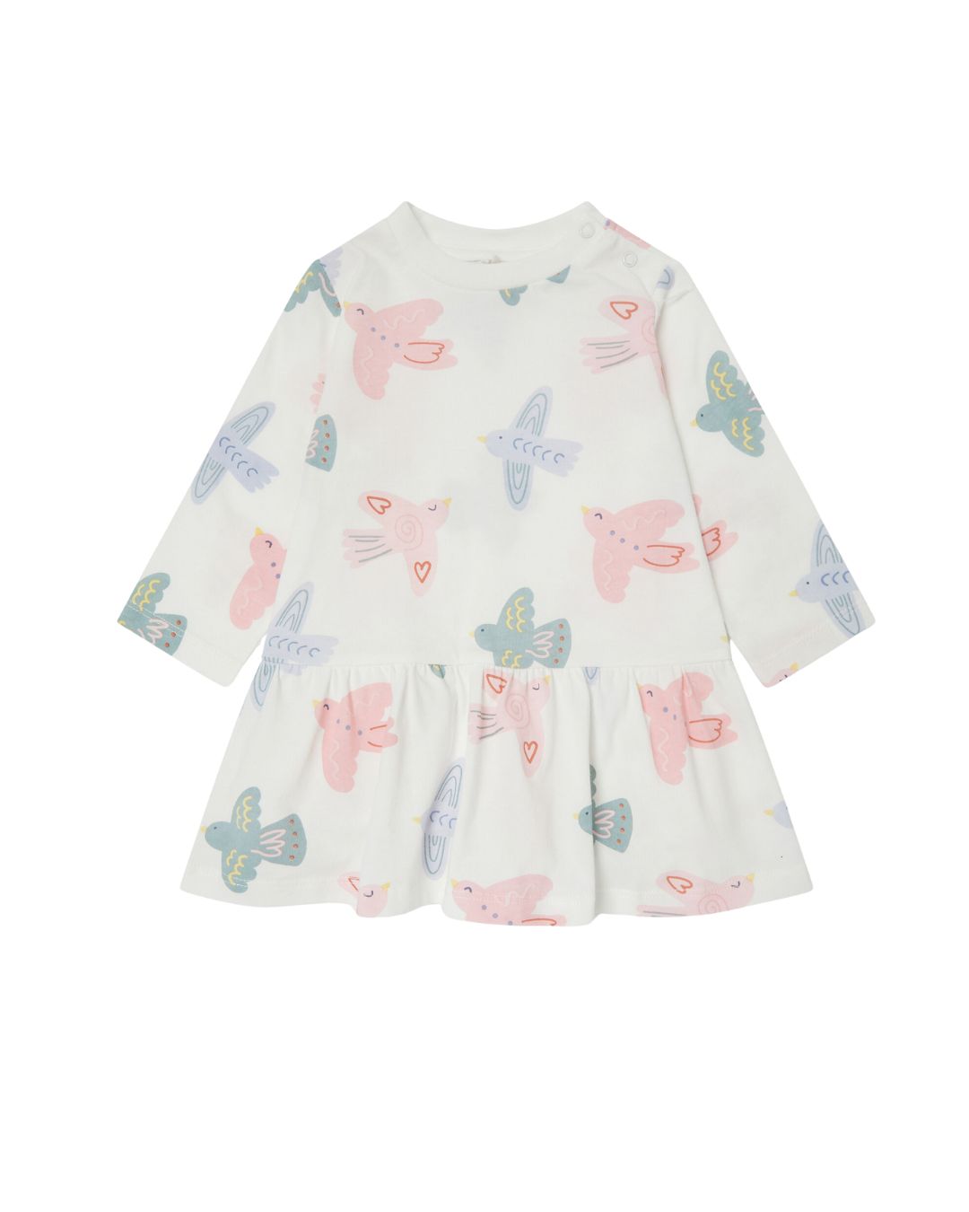 Stella McCartney - bawełniana sukienka Dove Print