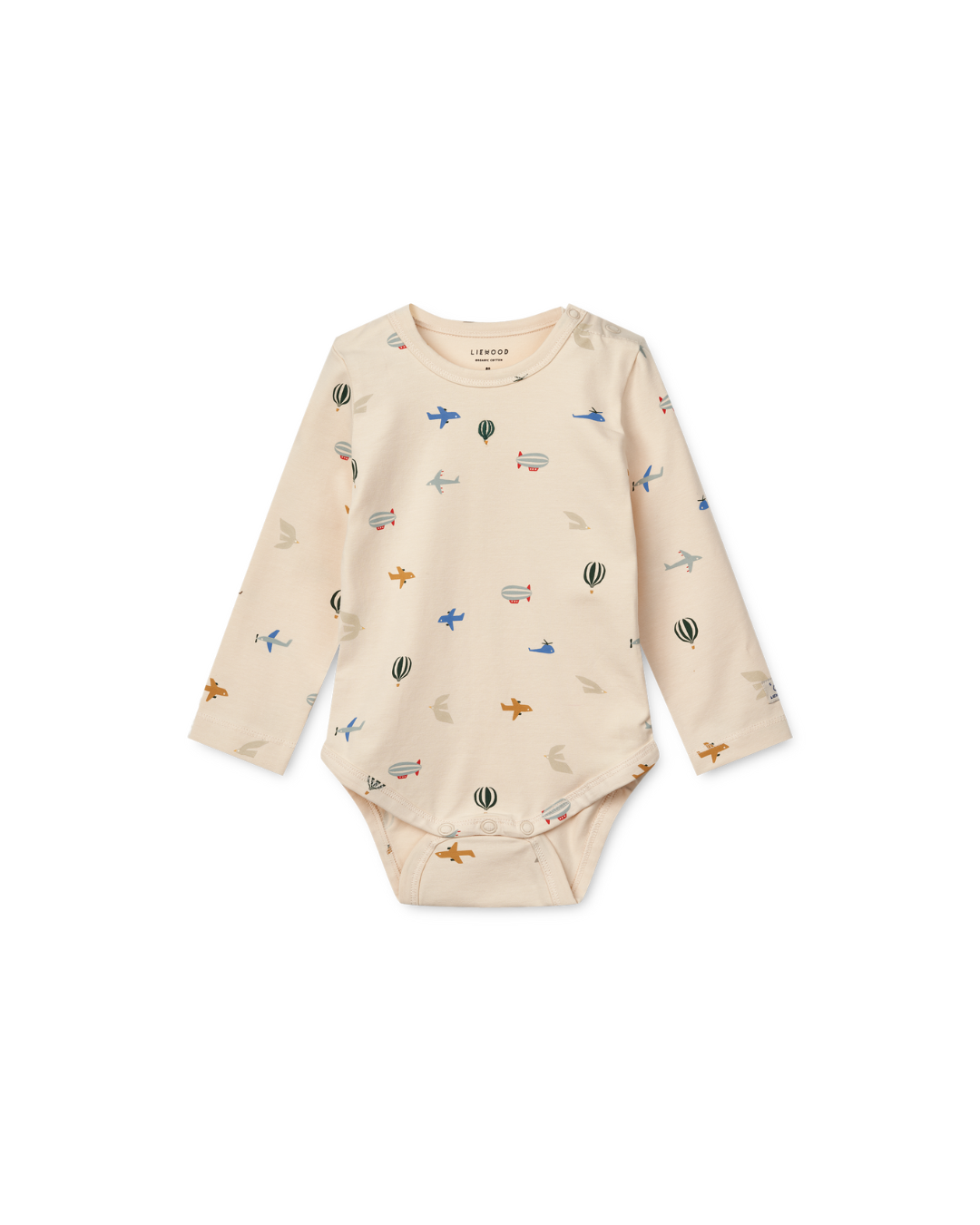 Liewood - body niemowlęce z długim rękawem Yanni Baby aviator ecru Liewood - body niemowlęce z długim rękawem Yanni Baby aviator ecru