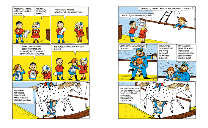 Wydawnictwo Zakamarki - Pippi zawsze sobie poradzi i inne komiksy