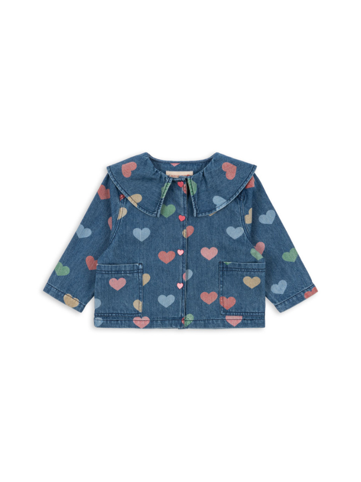 Konges Sløjd - kurtka jeansowa dziecięca Magot Denim Shirt GOTS Bon Coeur Colore