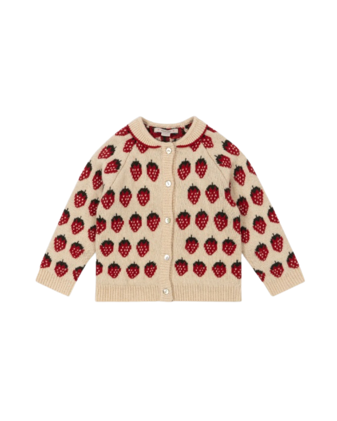 Konges Sløjd - kardigan dziecięcy z wełny Belou Knit Collar