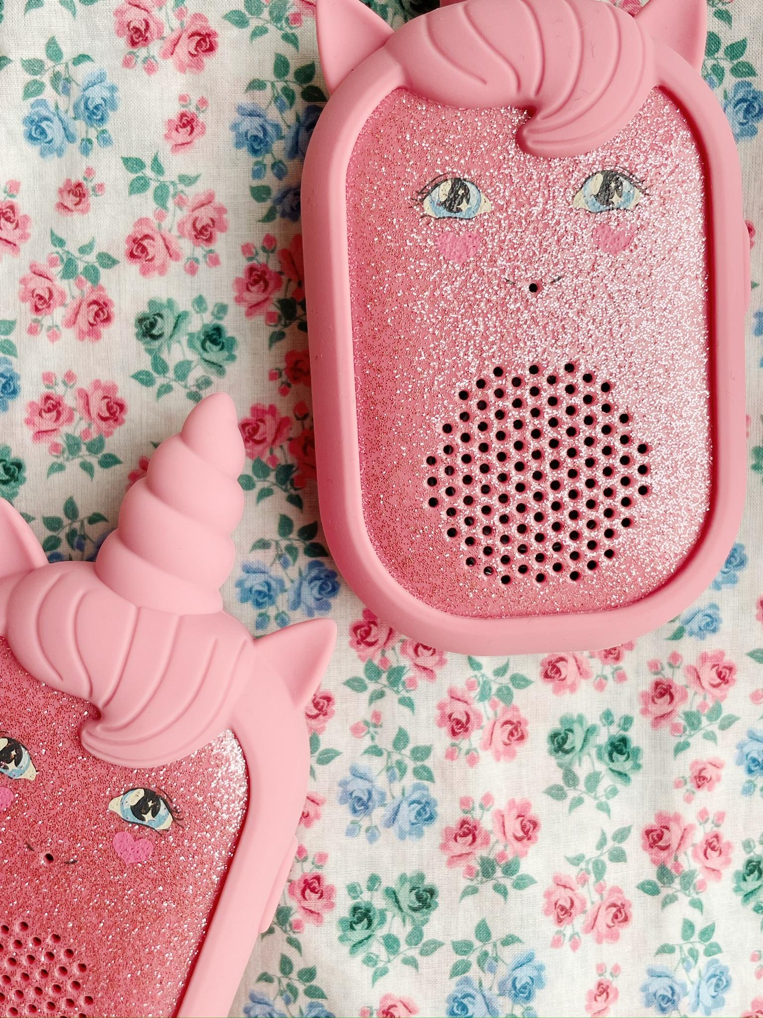 Konges Sløjd - walkie-talkie Glitter Unicorn Sparkling Pink