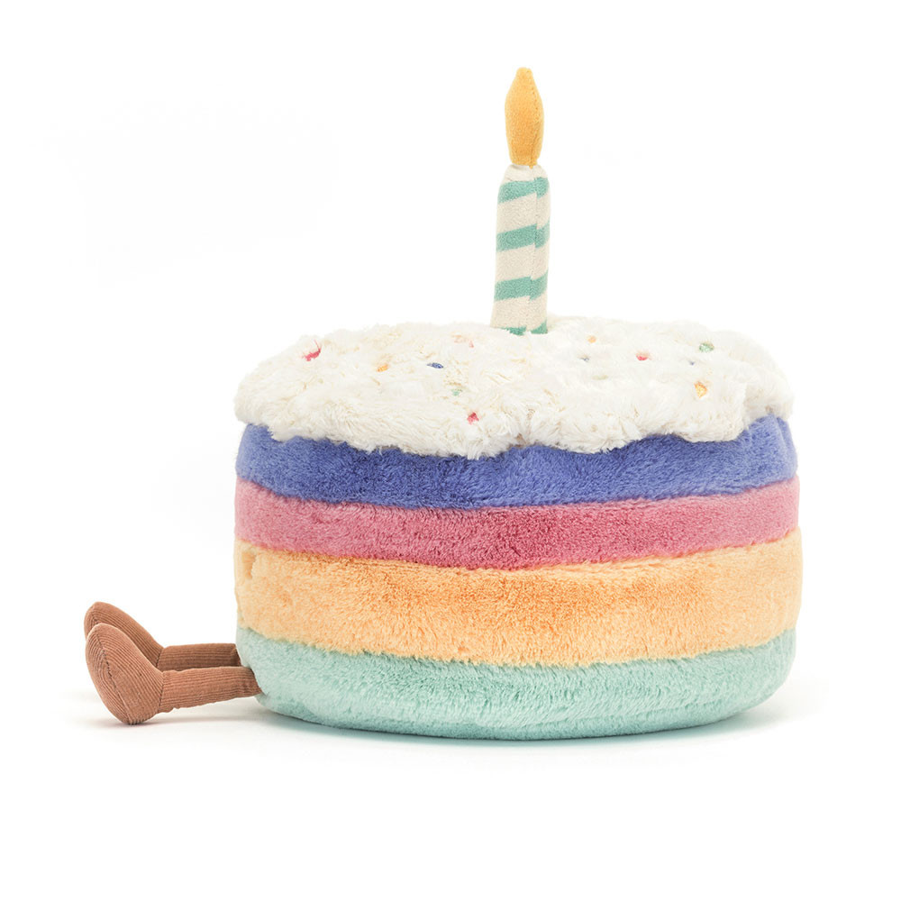 Jellycat - Urodzinowy Torcik Tęczowy 26 cm