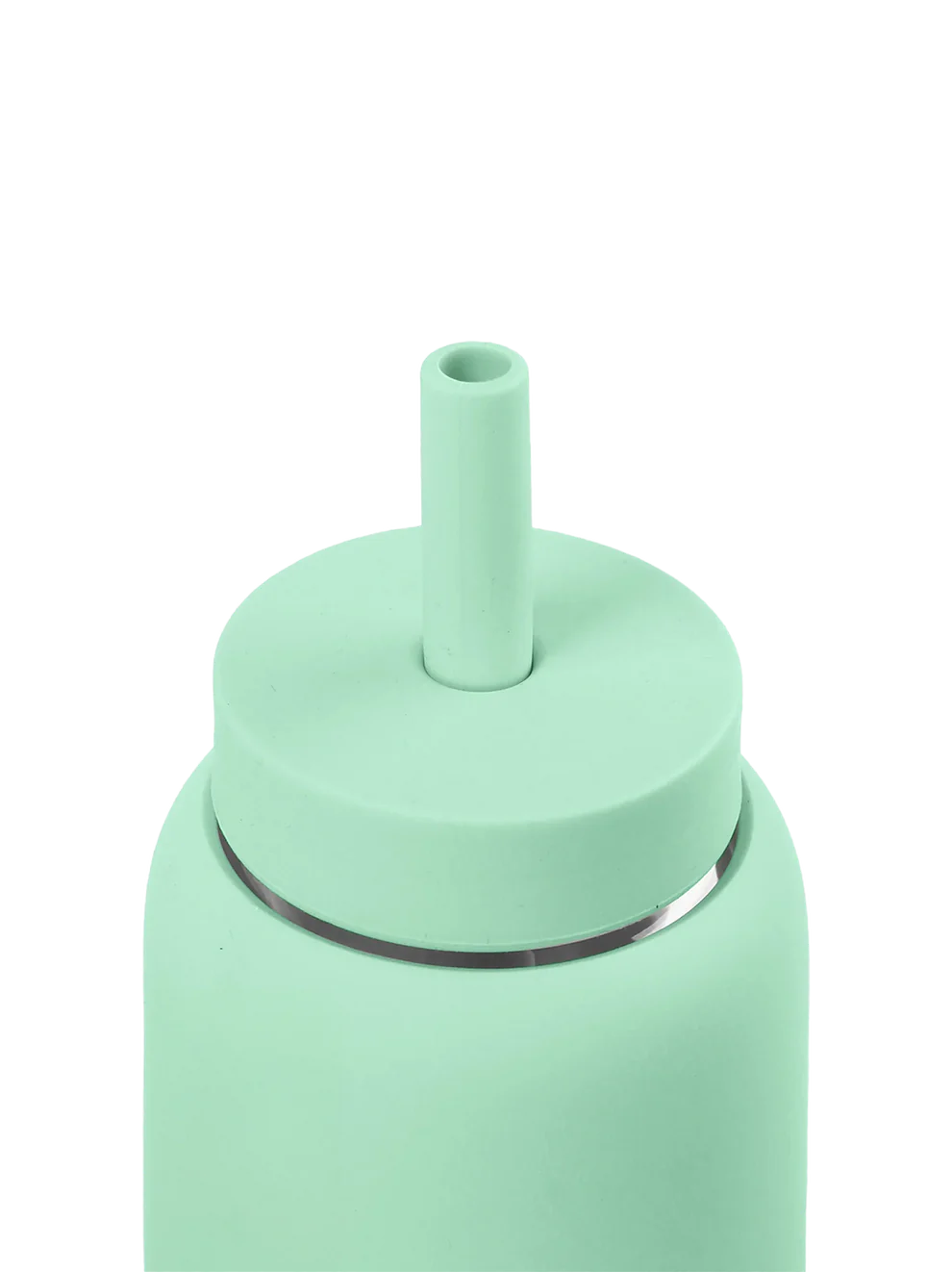 Bink - silikonowa nasadka z rurką do butelek Bink Kids 300 ml Sea glass