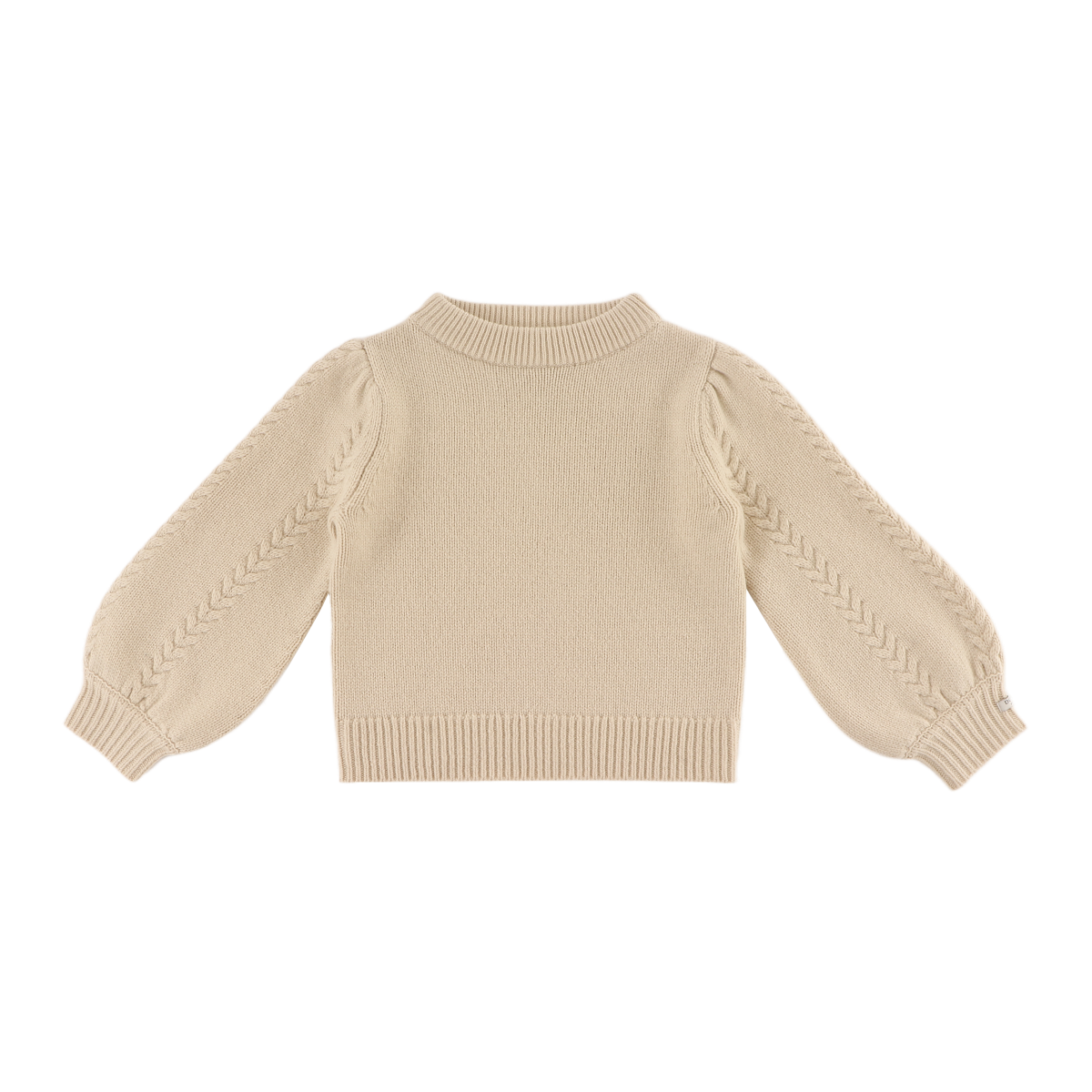 Donsje - sweter z wełny merino Kasine Merino Wool Sweater Soft sand