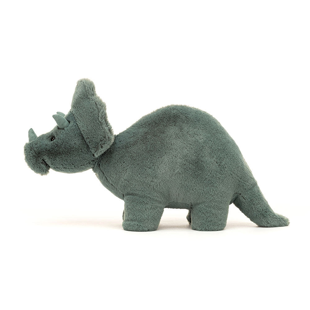 Jellycat - triceratops turkusowy 17 cm