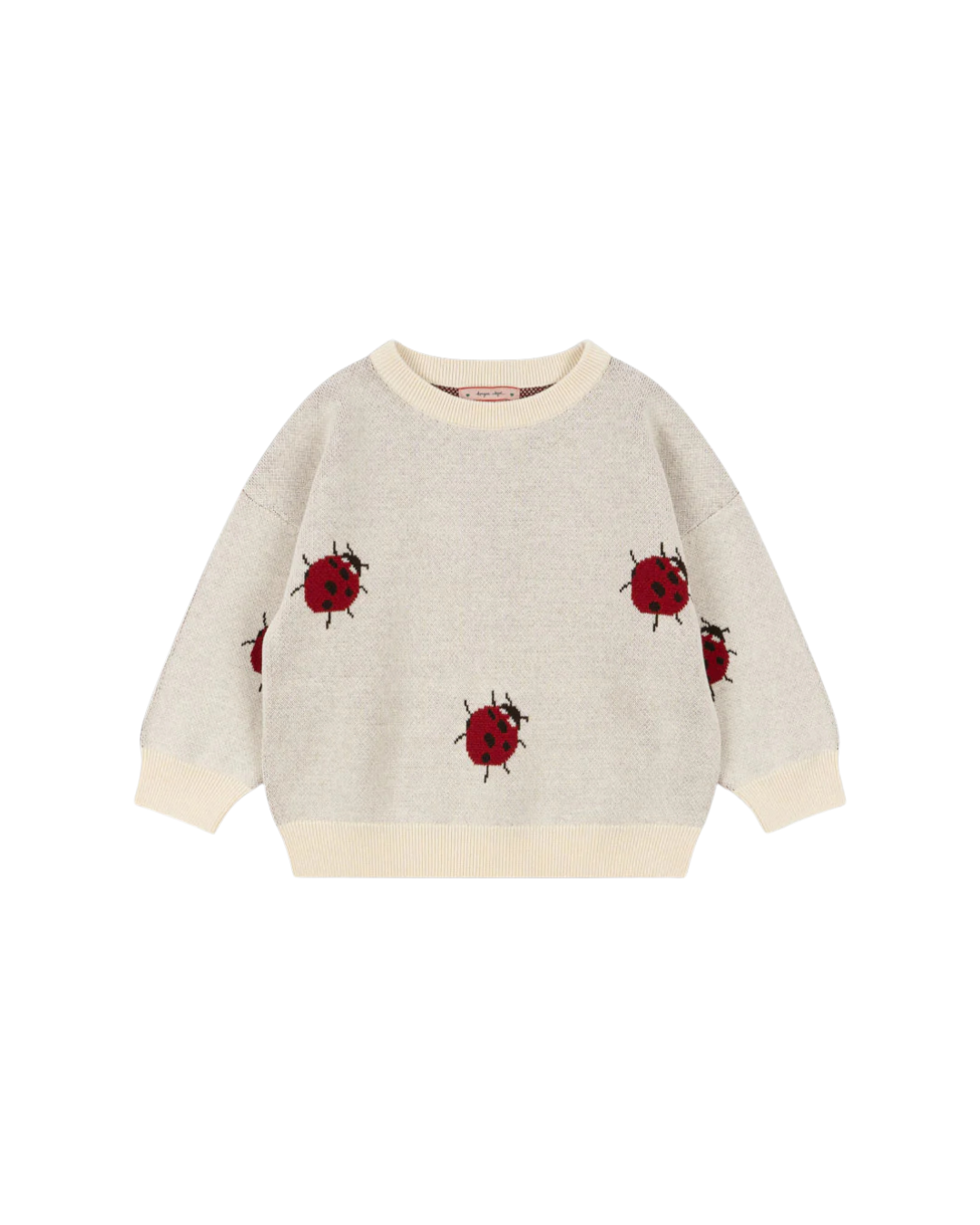 Konges Sløjd - sweter bawełniany dziecięcy Lapis Knit Blouse Lady Bug