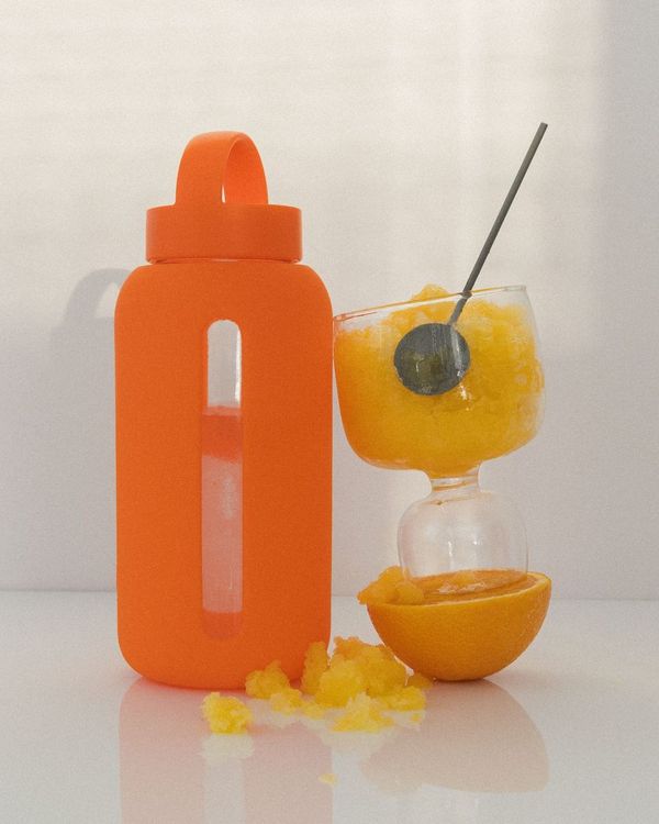 Bink - szklana butelka Bink Mini 500 ml Tangerine
