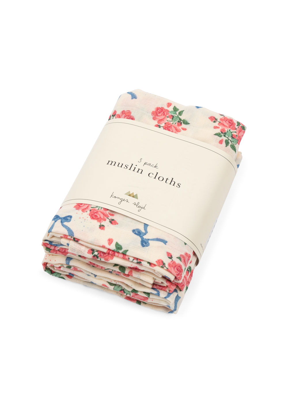 Konges Sløjd - zestaw muślinowych pieluszek Bella Rosita 3-pack