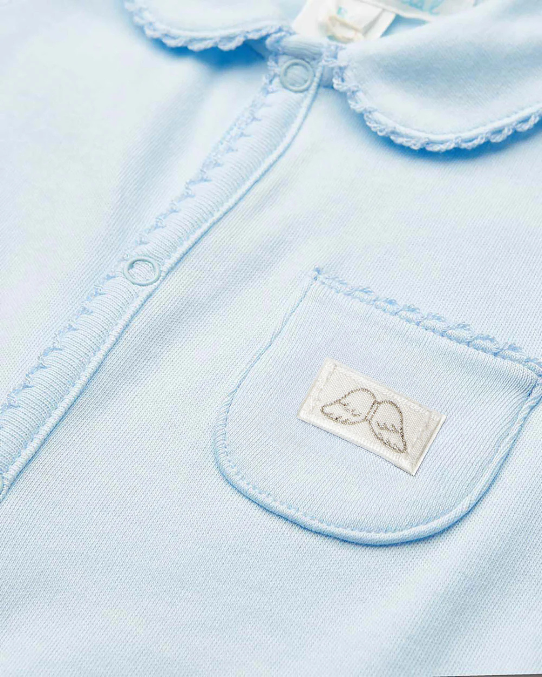 Pajacyk niemowlęcy Marie-Chantal Angel Wing Sleepsuit Niebieski