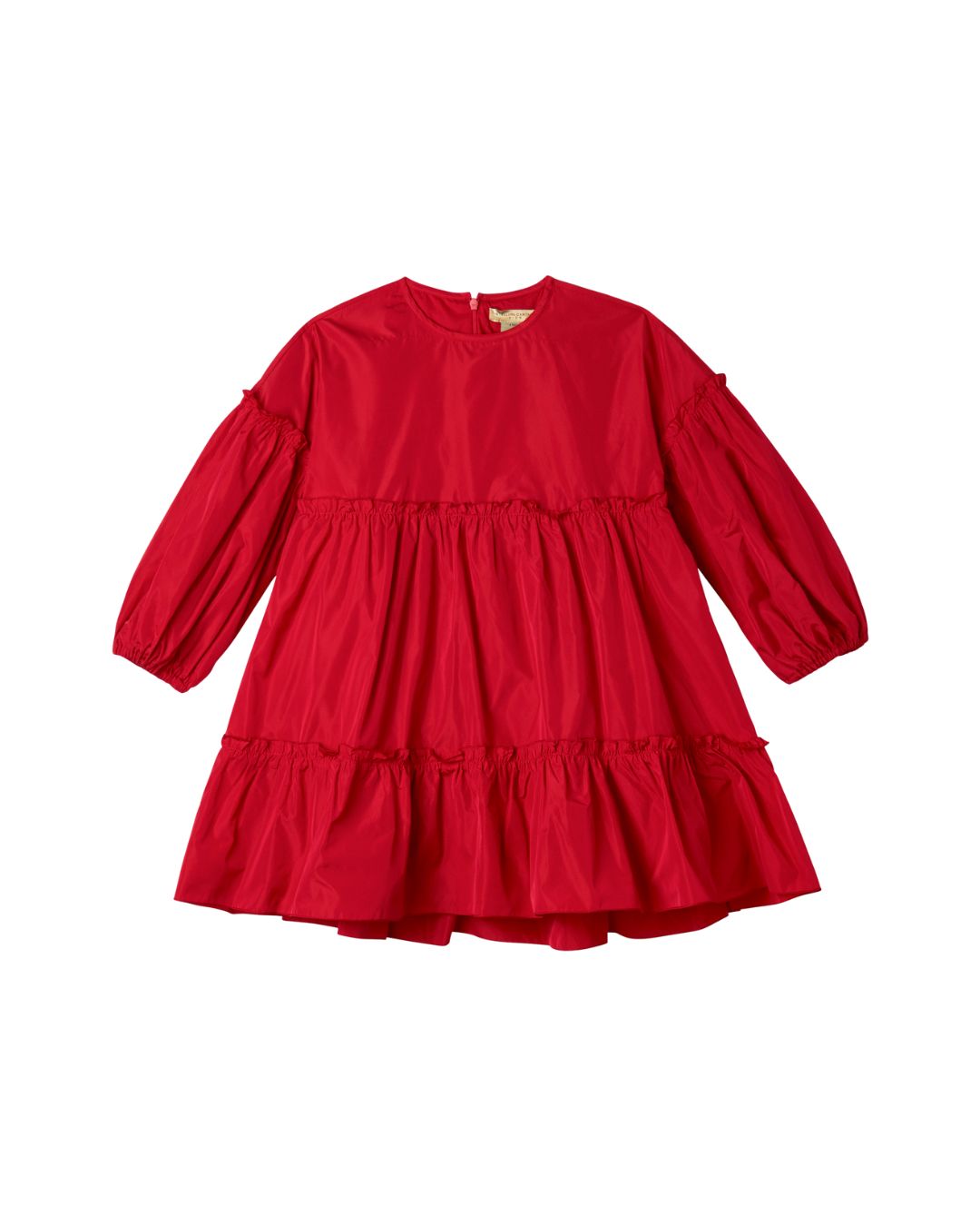Stella McCartney - czerwona sukienka dziecięca z falbankami Stella McCartney - czerwona sukienka dziecięca z falbankami