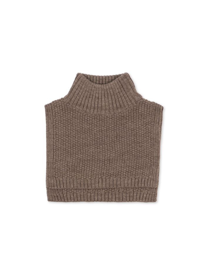 Konges Sløjd - wełniany komin Fruity Neckwarmer Bunny Brown Melange