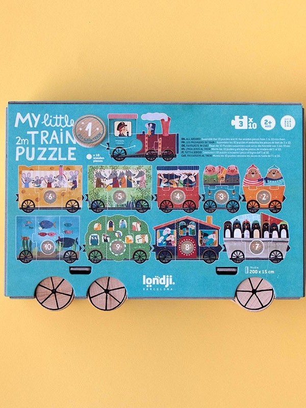 Londji - puzzle z nauką liczenia Mój Mały Pociąg