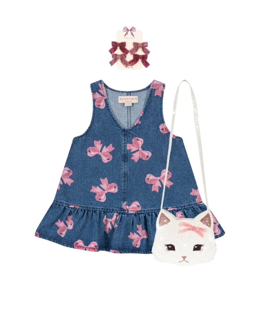 Konges Sløjd - stylizacja letnia Magot Dress Pink Bow