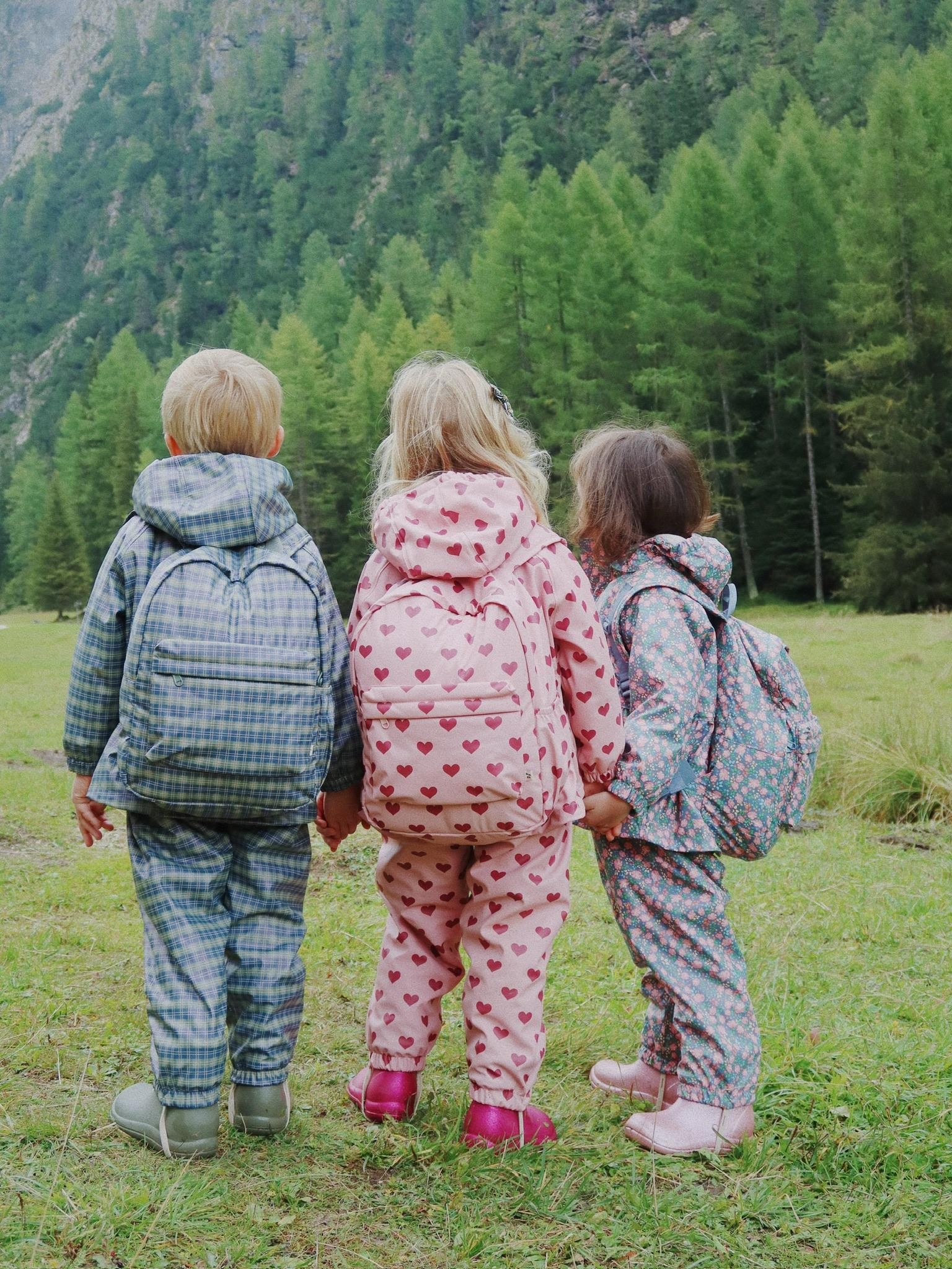 Konges Sløjd - plecak Rainy Kids Backpack Midi Amour Pink