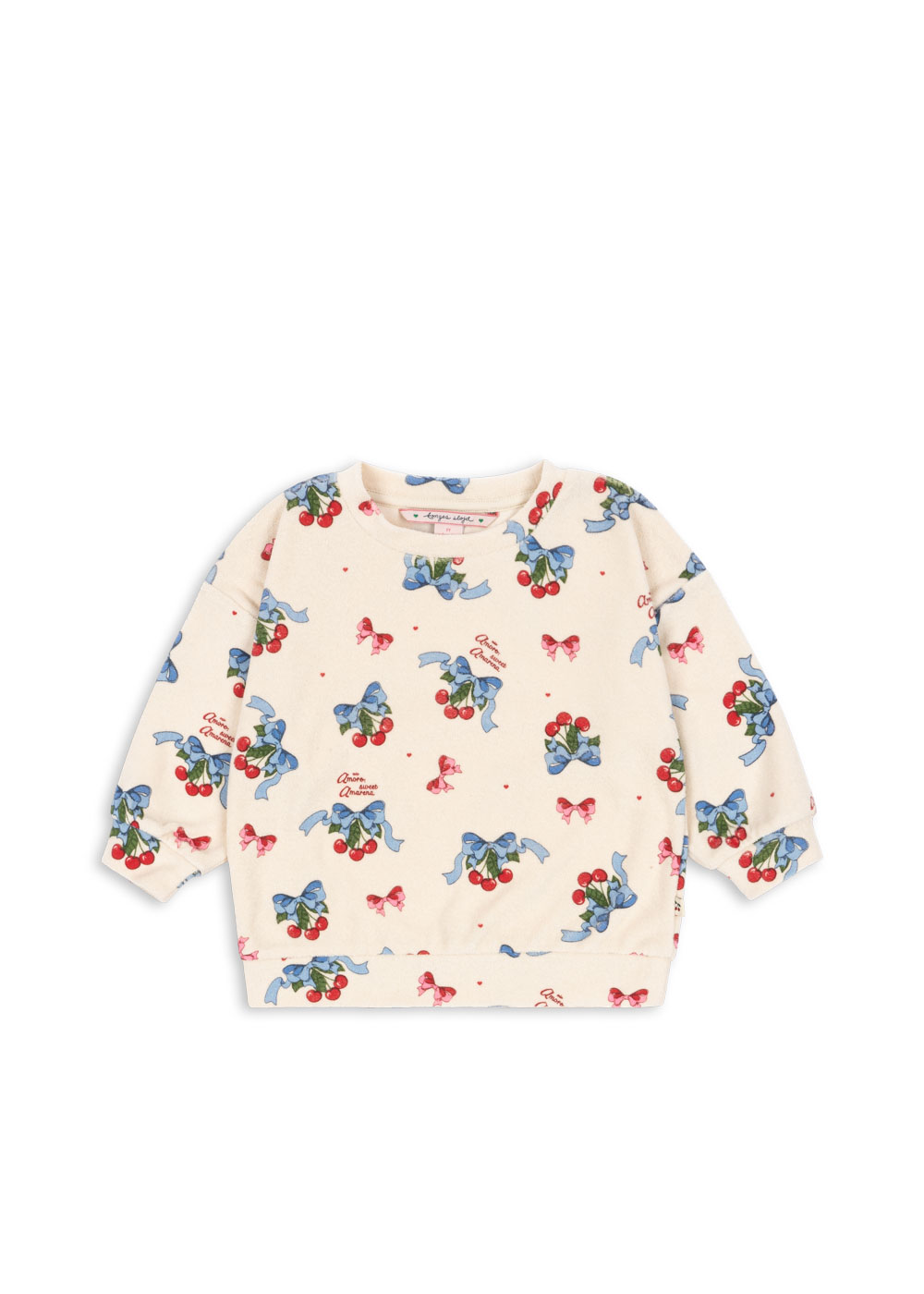 Konges Sløjd - bluza dresowa Itty Sweat Shirt Amarena