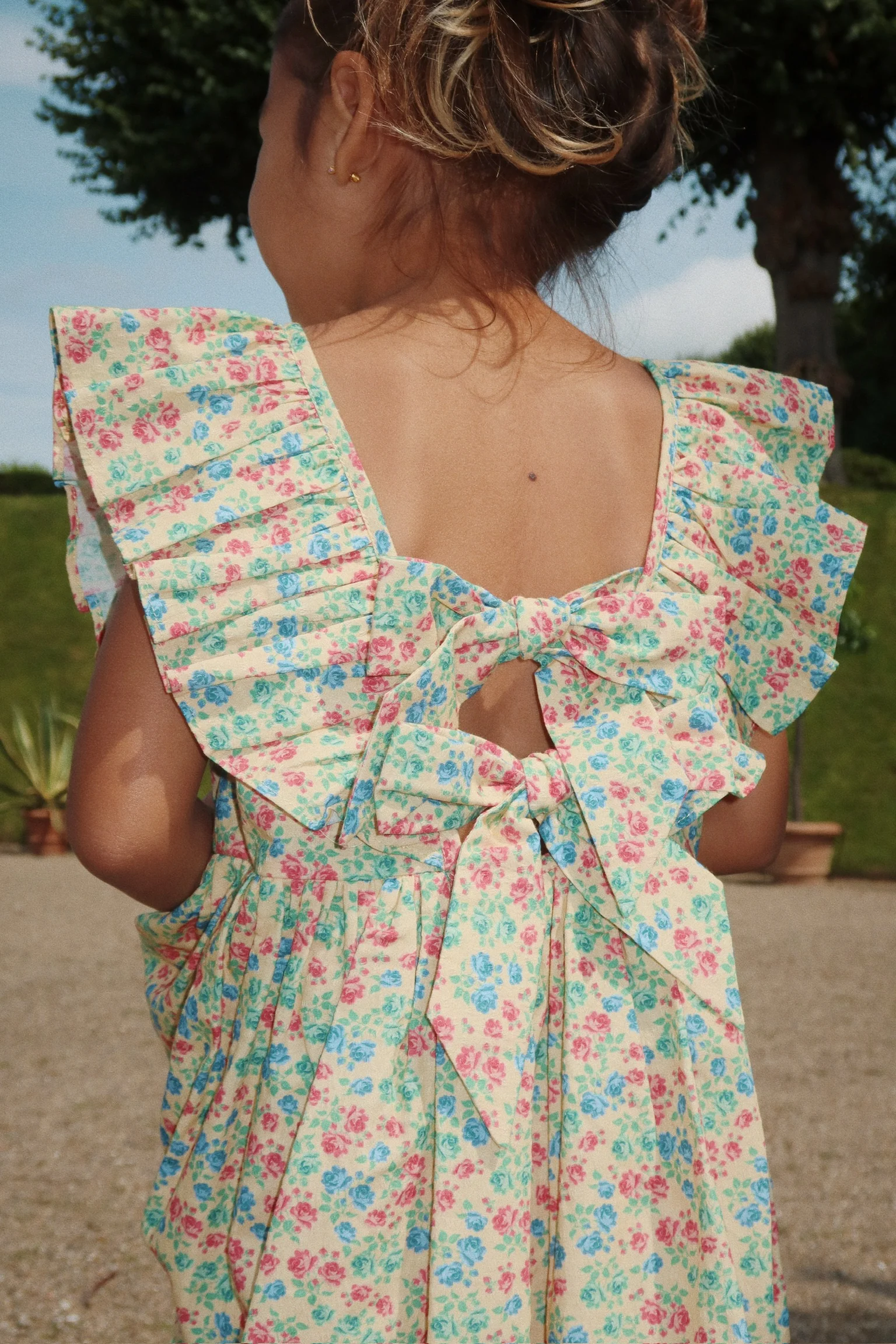 Konges Sløjd - sukienka dziecięca Cianna Dress GOTS Fandango Fleur