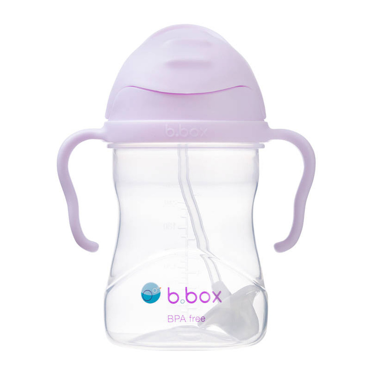 B.box - bidon dla dzieci - kubek niekapek ze słomką 240 ml Gelato Boysenberry