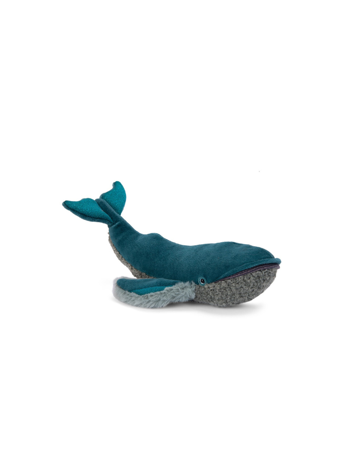 Moulin Roty - maskotka mały wieloryb 32 cm Dookoła Świata