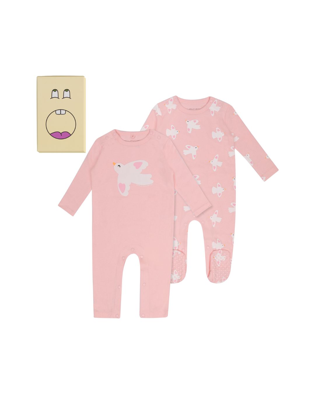 Stella McCartney - komplet 2 piżamek niemowlęcych Birds