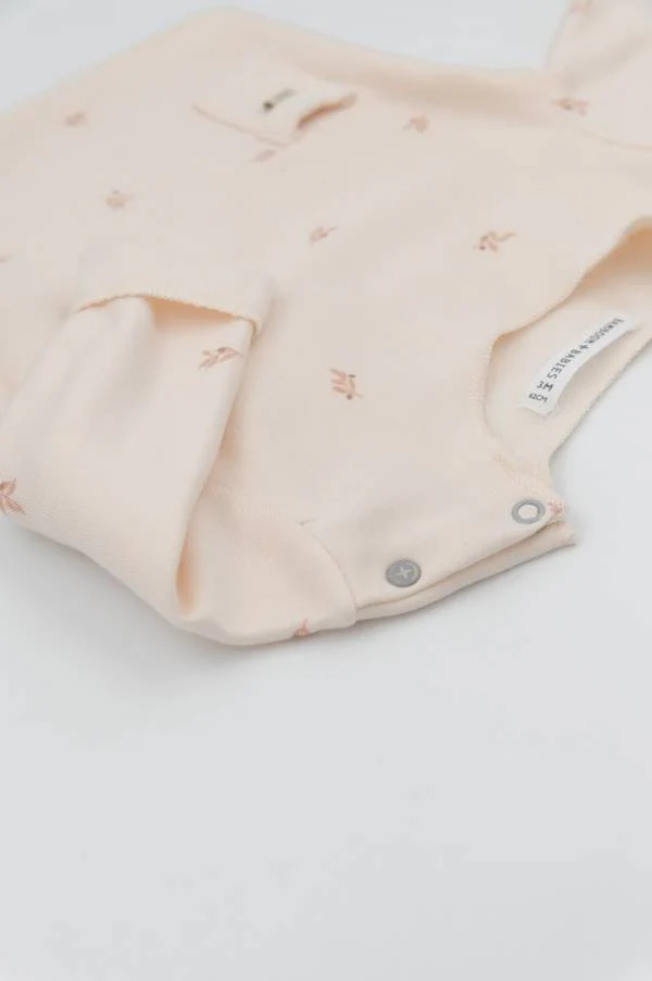 Bamboom - bambusowa bluzka niemowlęca z długim rękawem Pure oliwki