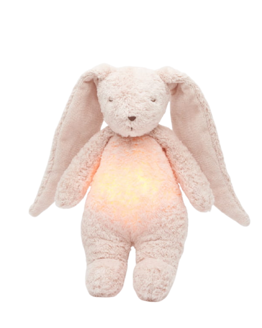 Moonie - szumiący króliczek organic z lampką Rose 2.0
